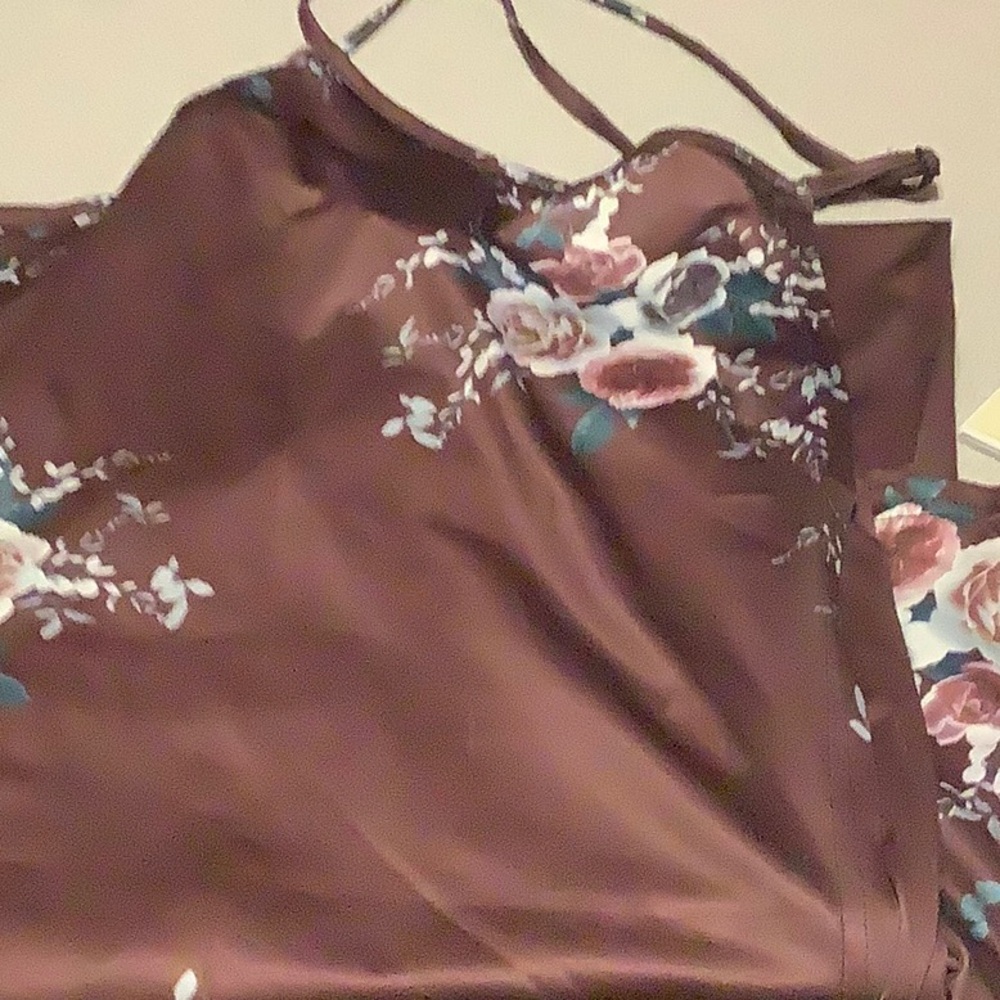 Sarong wrap dress